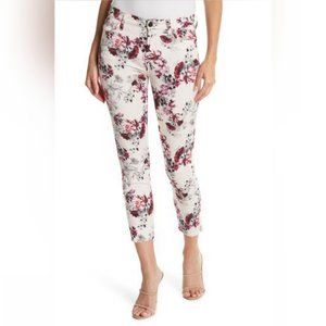 Ankle Crop Skinny Print Jeans